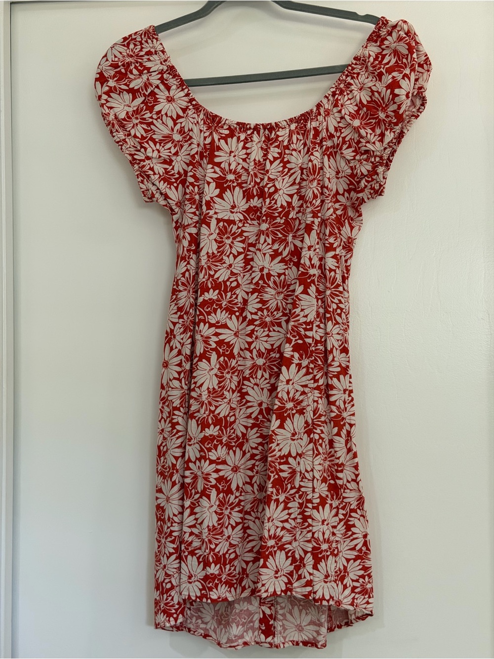 Madewell Red & White Floral Med Women’s Dress - Picture 2 of 6